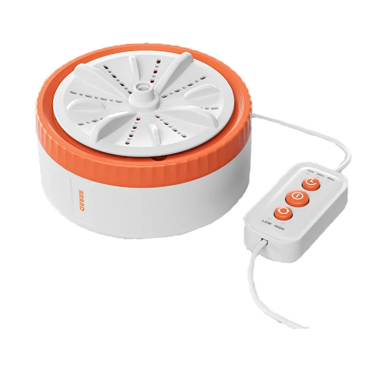 Compact Rotating Turbine Washer for Portable Use