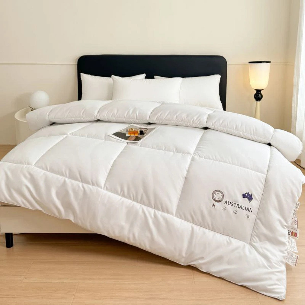 All-Season Thick Heating Blanket - Ultra-Fine Wool Quilt