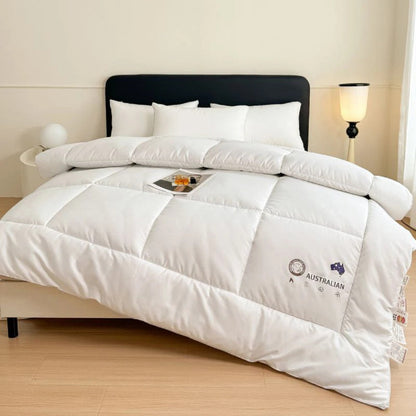 All-Season Thick Heating Blanket - Ultra-Fine Wool Quilt