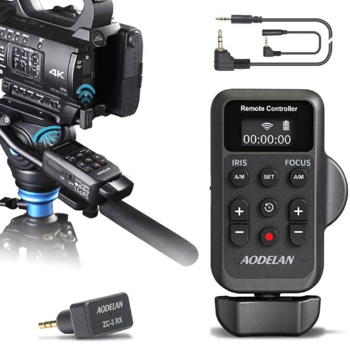0.1-inch Lanc Controller for Sony and Canon - Wireless Camcorder Remote