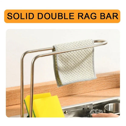 Adjustable Sink Storage Shelf for Kitchen Organization