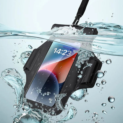 Phone Armband Pouch with Detachable Strap - Waterproof Case