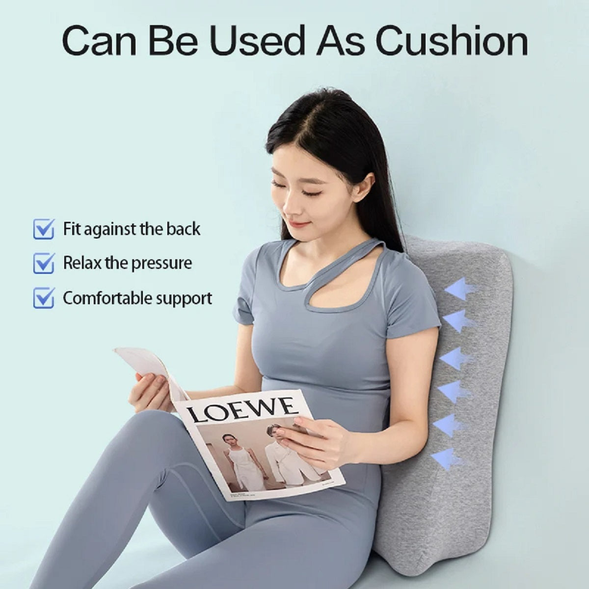 Multi-Use Support Pillow for Prone Sleeping Positions