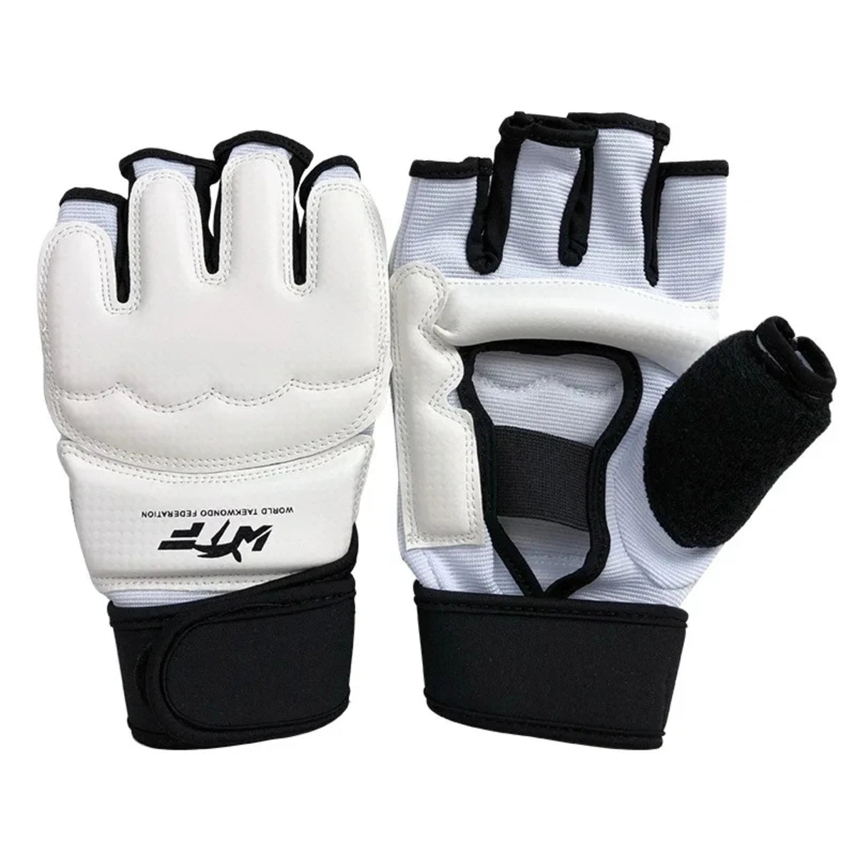 Kids' Leather Ankle Protectors for Taekwondo Sparring Foot Gloves