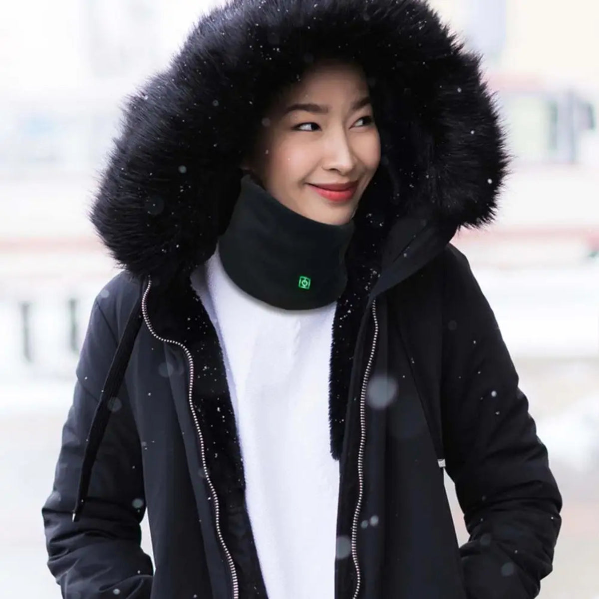 Wireless Neck Warmer Scarf - Heated for Outdoor Winter Activities