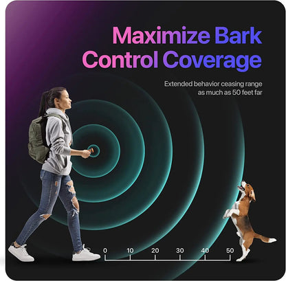 Ultrasonic Anti-Bark Device for Dogs - Rechargeable Trainer