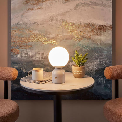 Rechargeable Touch-Controlled LED Table Lamp with Dimming Feature