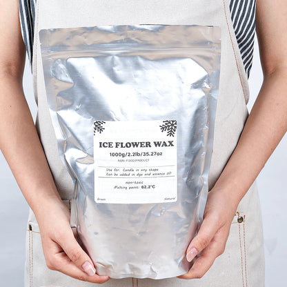 Snowflake Pearl White Sand Wax for Ice Flower DIY Candles