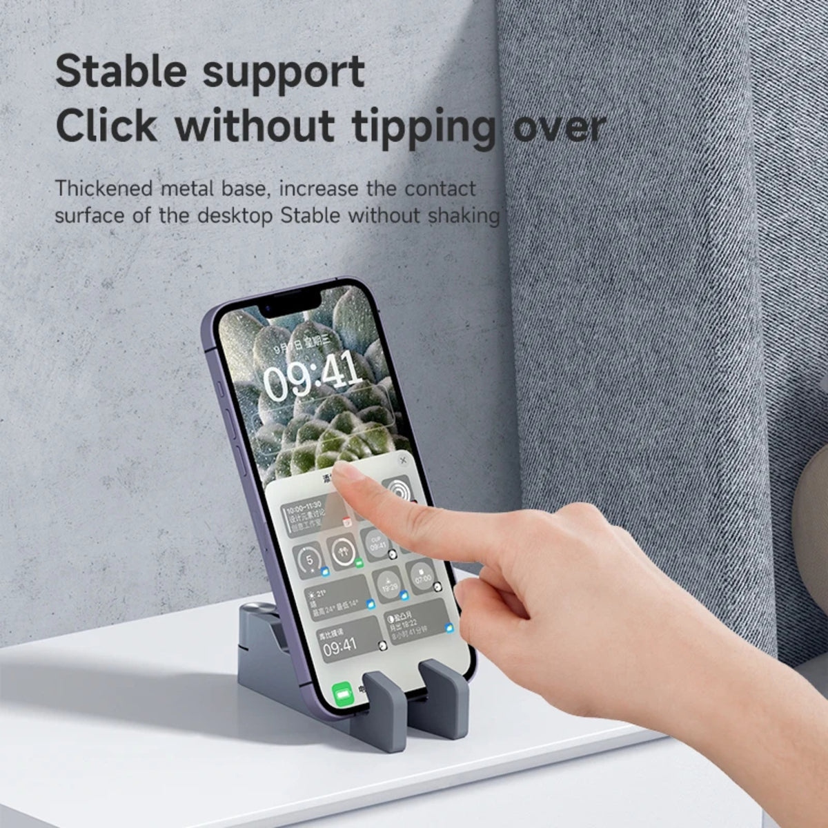 Adjustable Foldable Phone Holder with Box and Opener - Multifunctional Stand