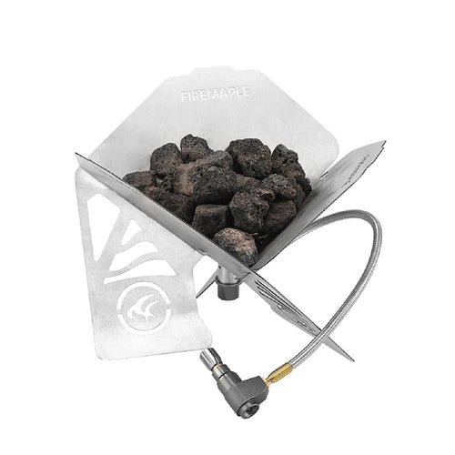 Foldable Stainless Steel Heater for Camping - Portable Windproof Fire Pit