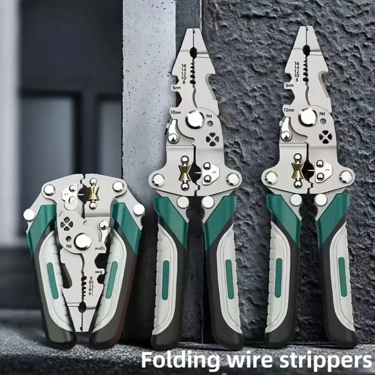 Multi-Purpose Electrician Tool - Wire Stripping, Crimping, and Cutting Pliers