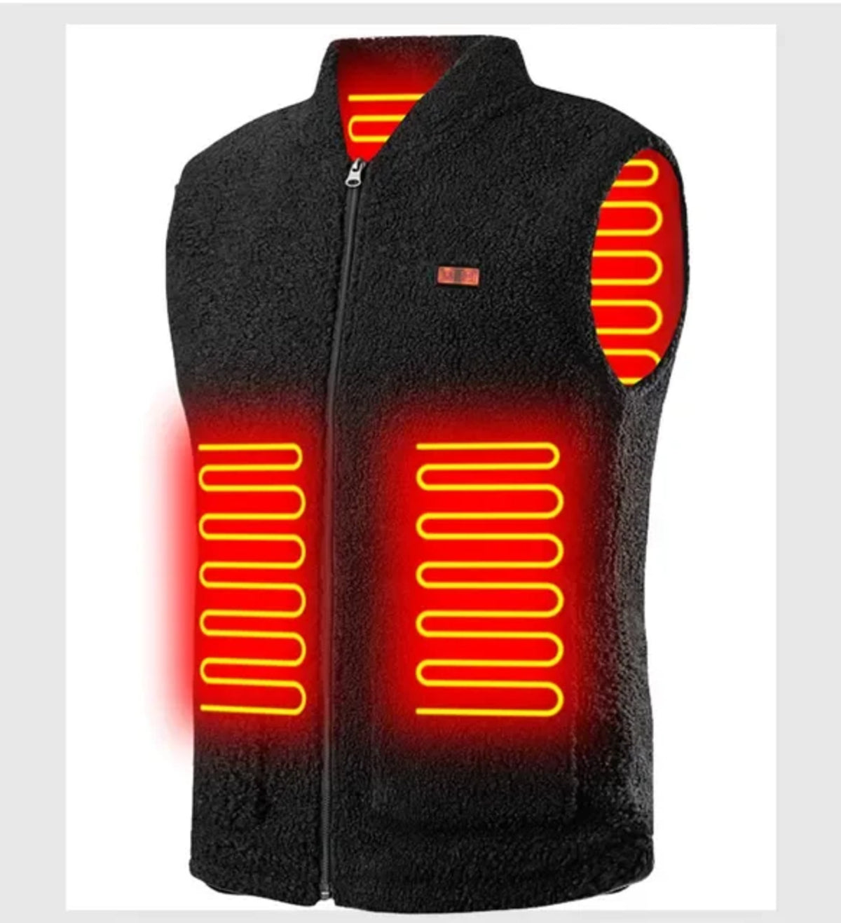 Washable Sleeveless Winter Jacket - USB Heated Vest with 3 Heat Settings