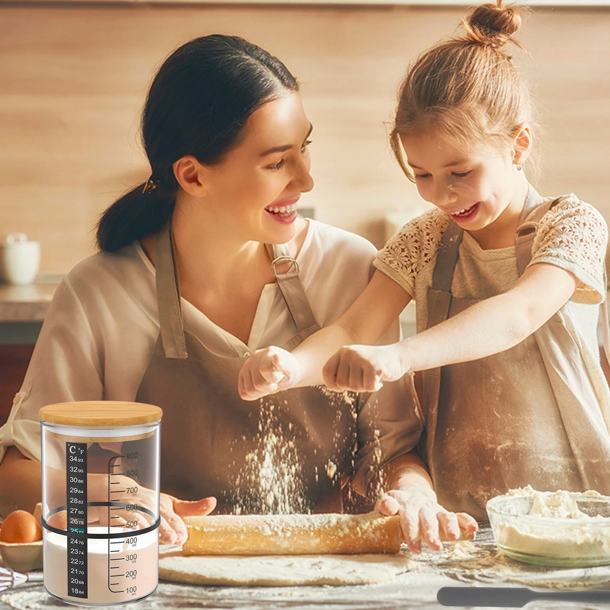 Baking Fermentation Jar Kit for Sourdough Storage