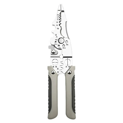 Multi-Purpose Electrician Tool - Wire Stripping, Crimping, and Cutting Pliers
