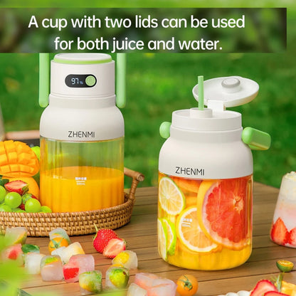 Rechargeable USB-C Portable Blender - 33 Oz Smoothie Maker with Easy Clean