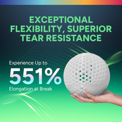 0.07 in TPU Filament (95A) - Flexible and Heat Resistant for 3D Printing