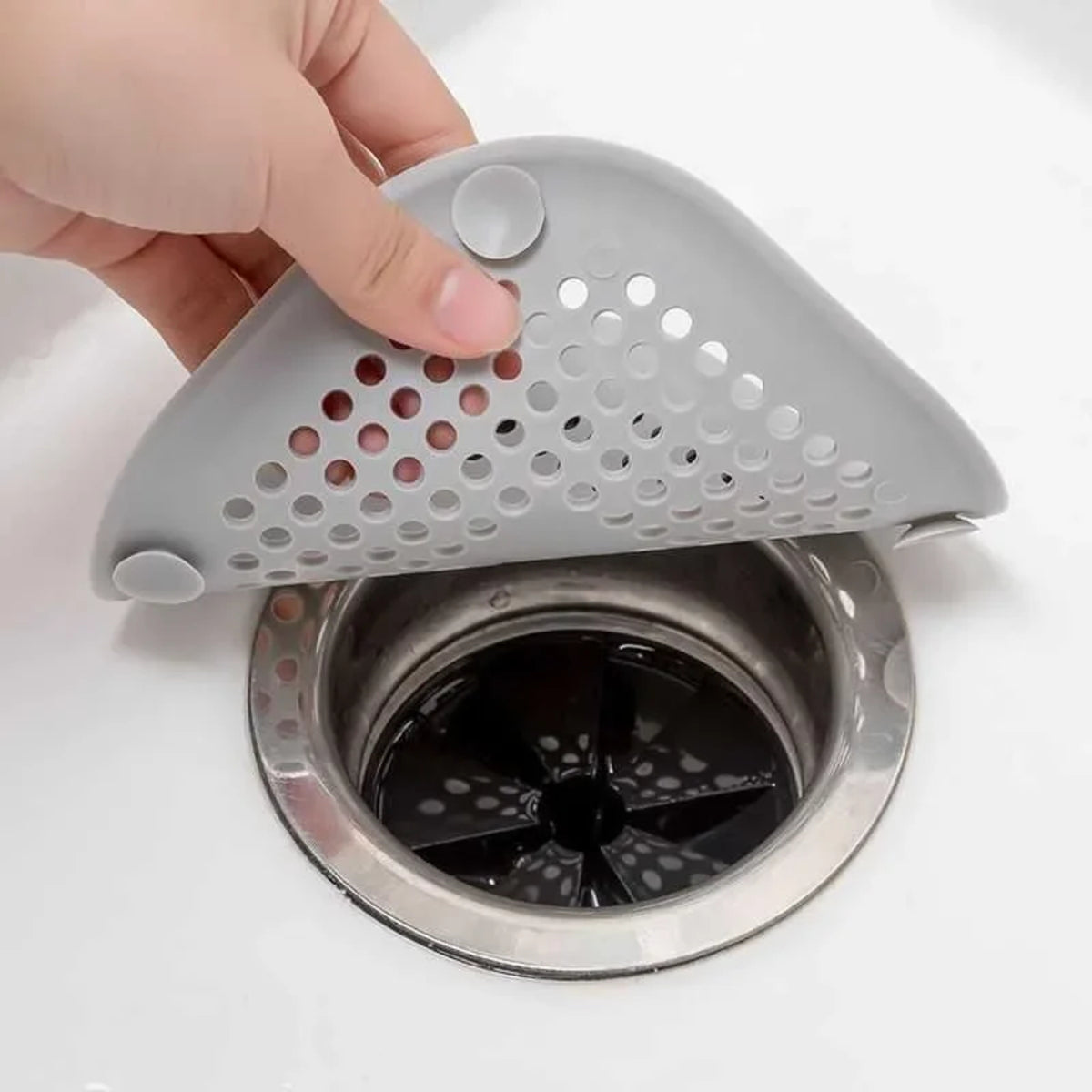 Silicone Drain Strainer - Prevents Floor Wetness and Captures Debris