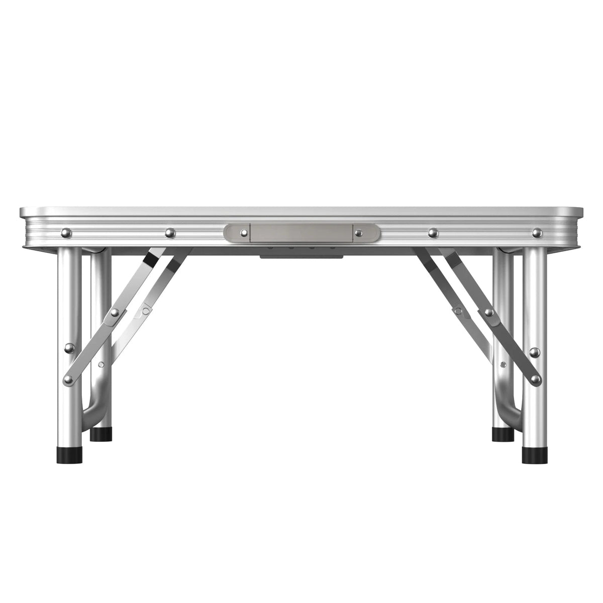 Portable Aluminum Camping Table - Compact Design with Height Adjustment