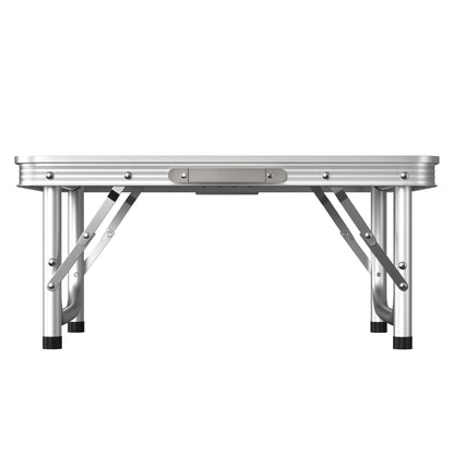 Portable Aluminum Camping Table - Compact Design with Height Adjustment
