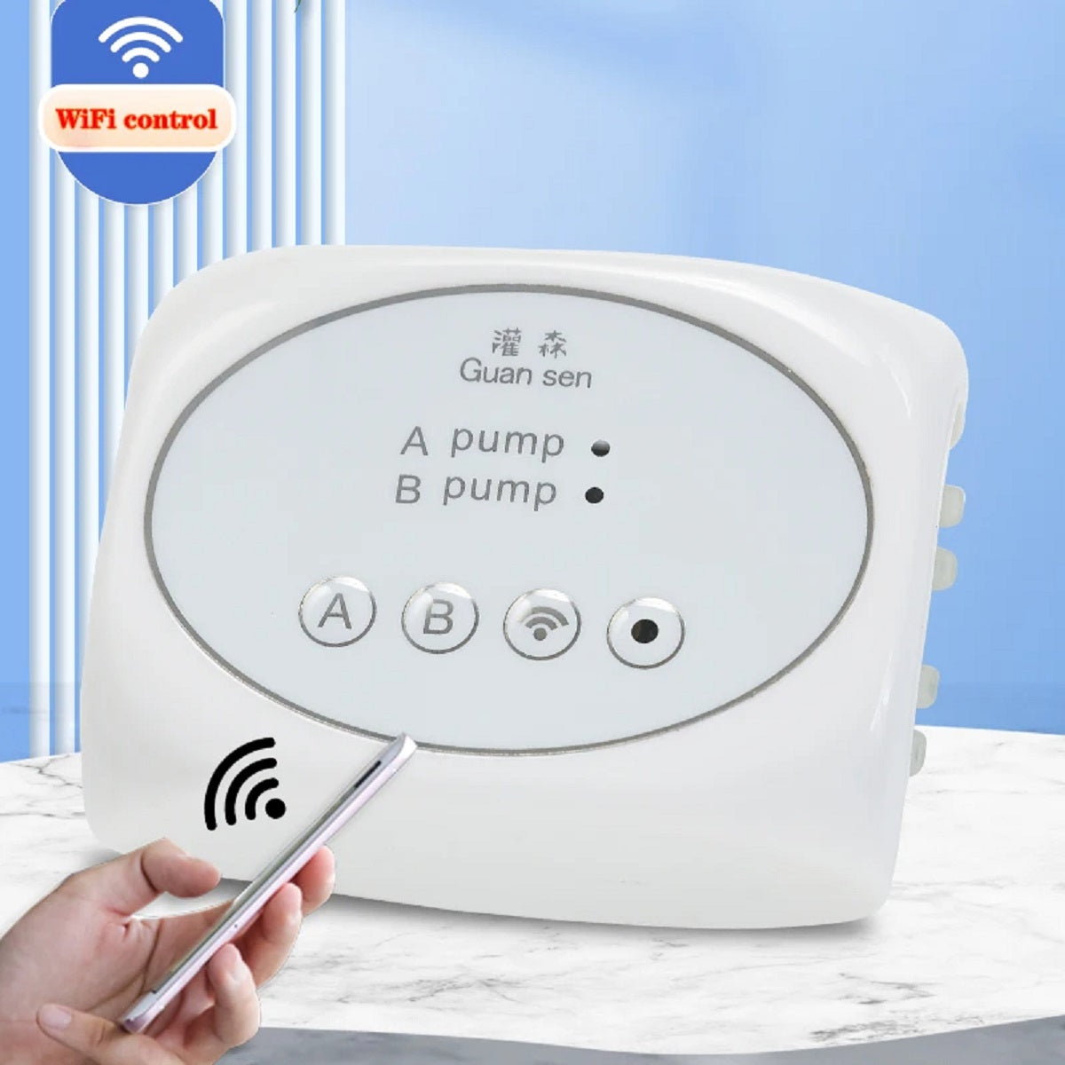 Smart Irrigation System with WiFi Control - Automatic Drip Timer App