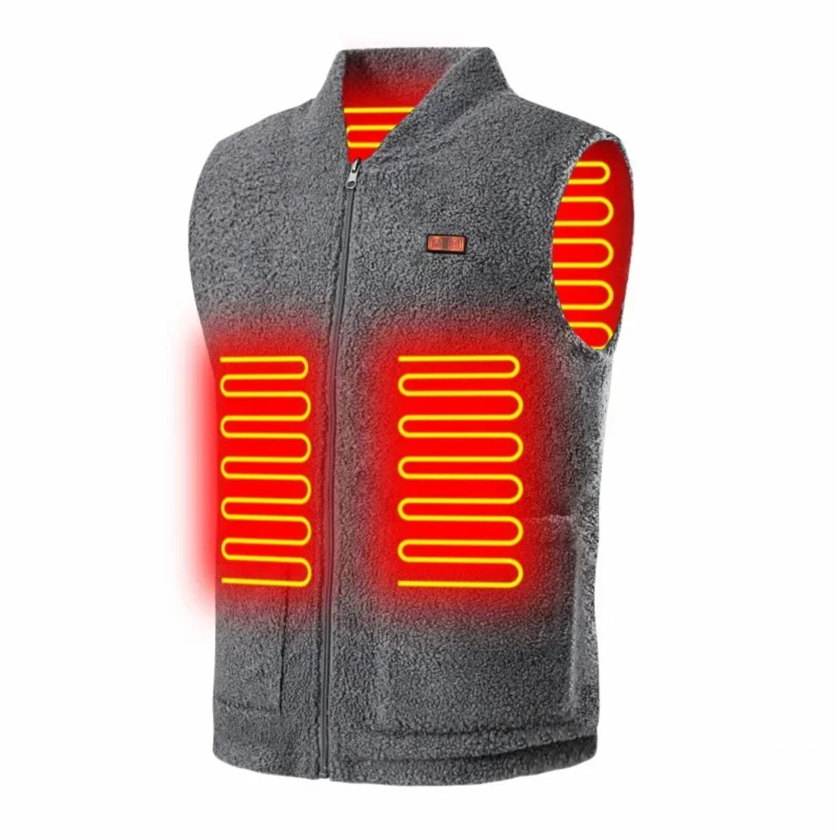 Washable Sleeveless Winter Jacket - USB Heated Vest with 3 Heat Settings