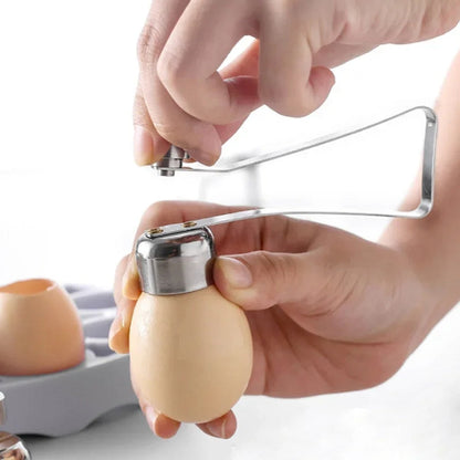 Double-Head Egg Topper Tool - Stainless Steel Eggshell Cutter
