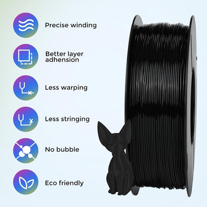 0.07 in TPU Filament (95A) - Flexible and Heat Resistant for 3D Printing