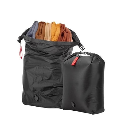 Portable Waterproof Storage Bag for Vacuum Compression of Travel Clothes