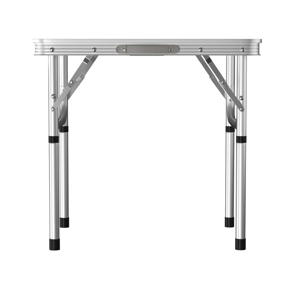 Portable Aluminum Camping Table - Compact Design with Height Adjustment