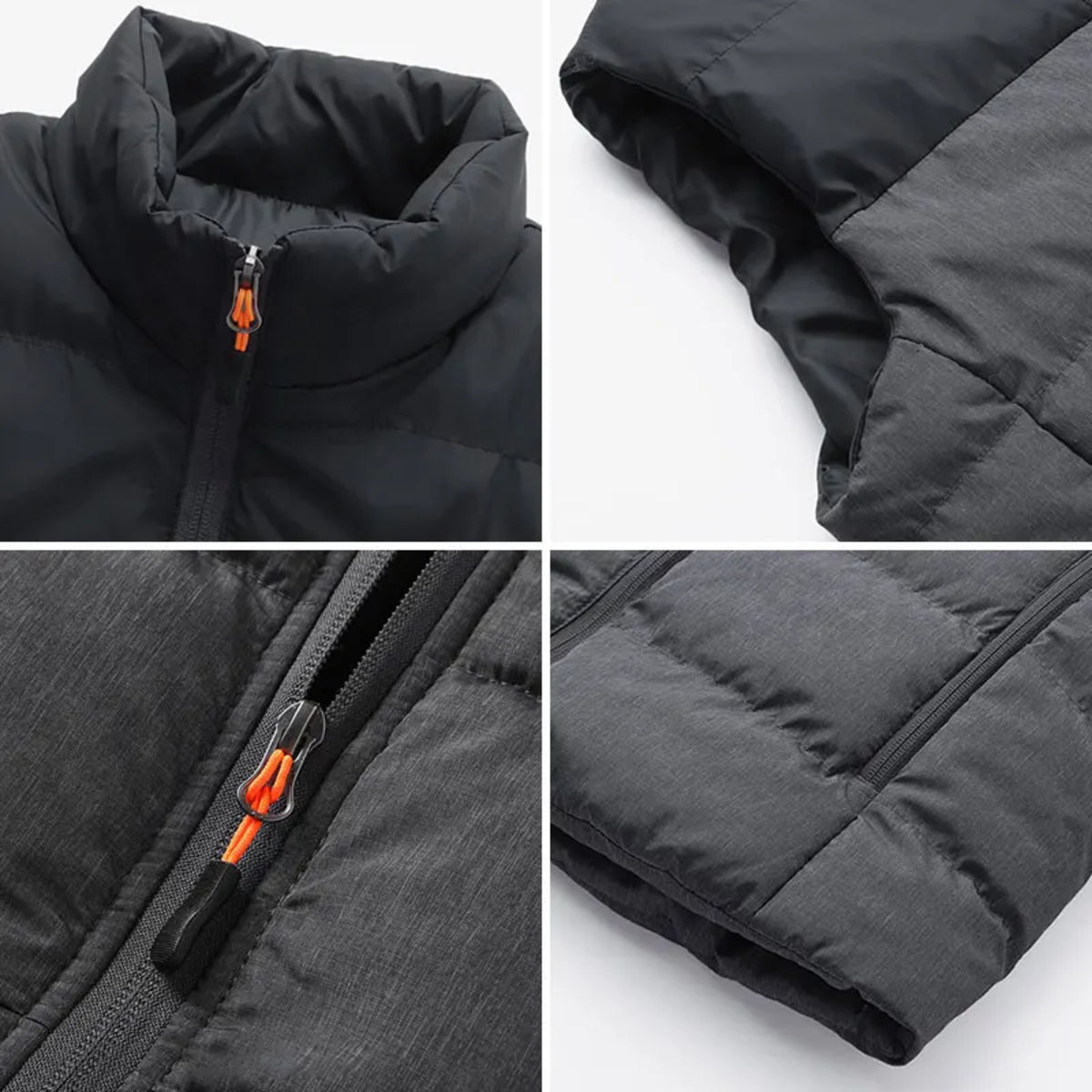 Electric Winter Vest with 11 Heating Zones - Sleeveless Jacket