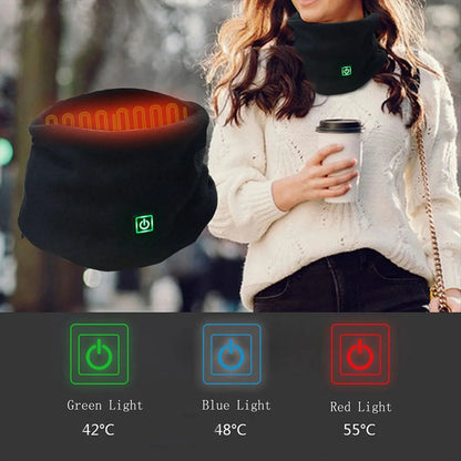 Wireless Neck Warmer Scarf - Heated for Outdoor Winter Activities