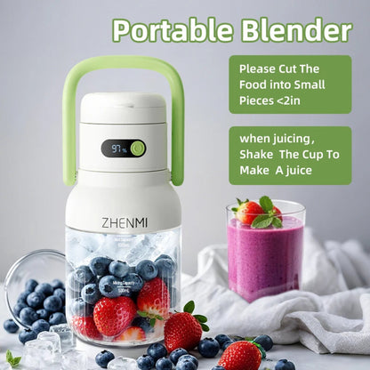 Rechargeable USB-C Portable Blender - 33 Oz Smoothie Maker with Easy Clean