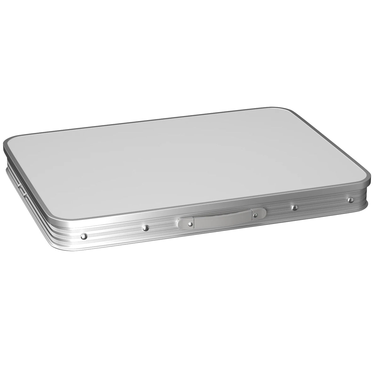 Portable Aluminum Camping Table - Compact Design with Height Adjustment