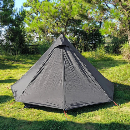 1-Person Tipi Shelter with Chimney Window - Ultralight Hot Tent