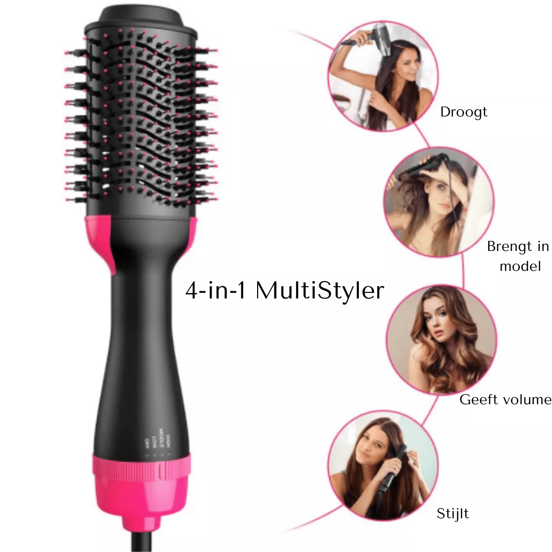 4-in-1 Hair Dryer and Styler for Easy Hairstyling