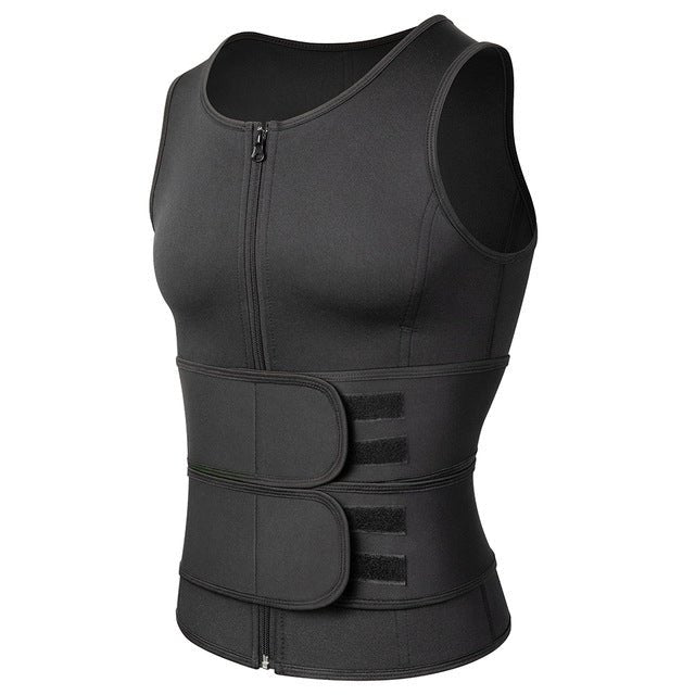 Compression Fit Workout Vest for Men – Sweat-Enhancing Design