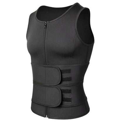 Compression Fit Workout Vest for Men – Sweat-Enhancing Design