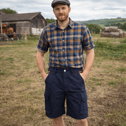 Lightweight Utility Shorts with Pockets & Adjustable Belt