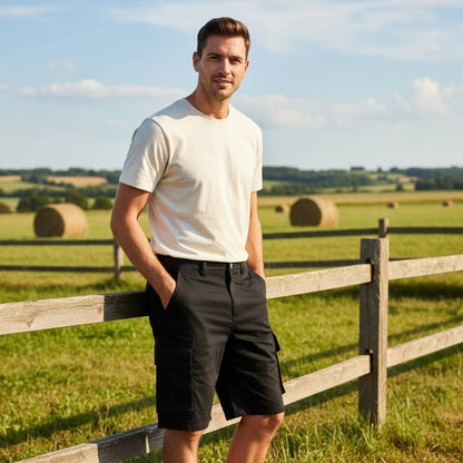 Lightweight Utility Shorts with Pockets & Adjustable Belt