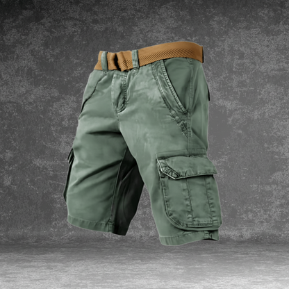 Lightweight Utility Shorts with Pockets & Adjustable Belt