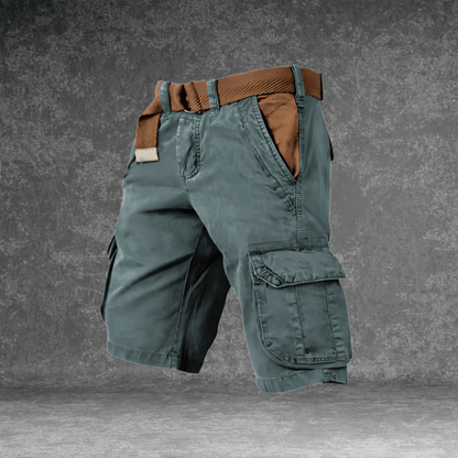 Lightweight Utility Shorts with Pockets & Adjustable Belt