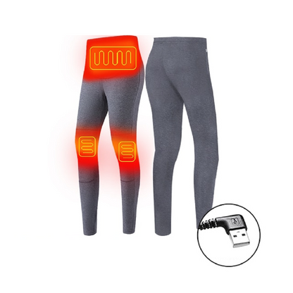 Men's USB-Powered Heated Long Johns Thermal Layer Set