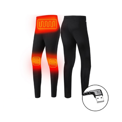 Men's USB-Powered Heated Long Johns Thermal Layer Set