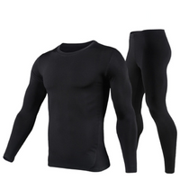 No Heating Men Suits - Black