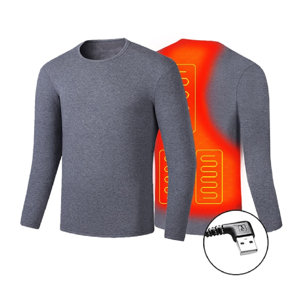 Men's USB-Powered Heated Long Johns Thermal Layer Set