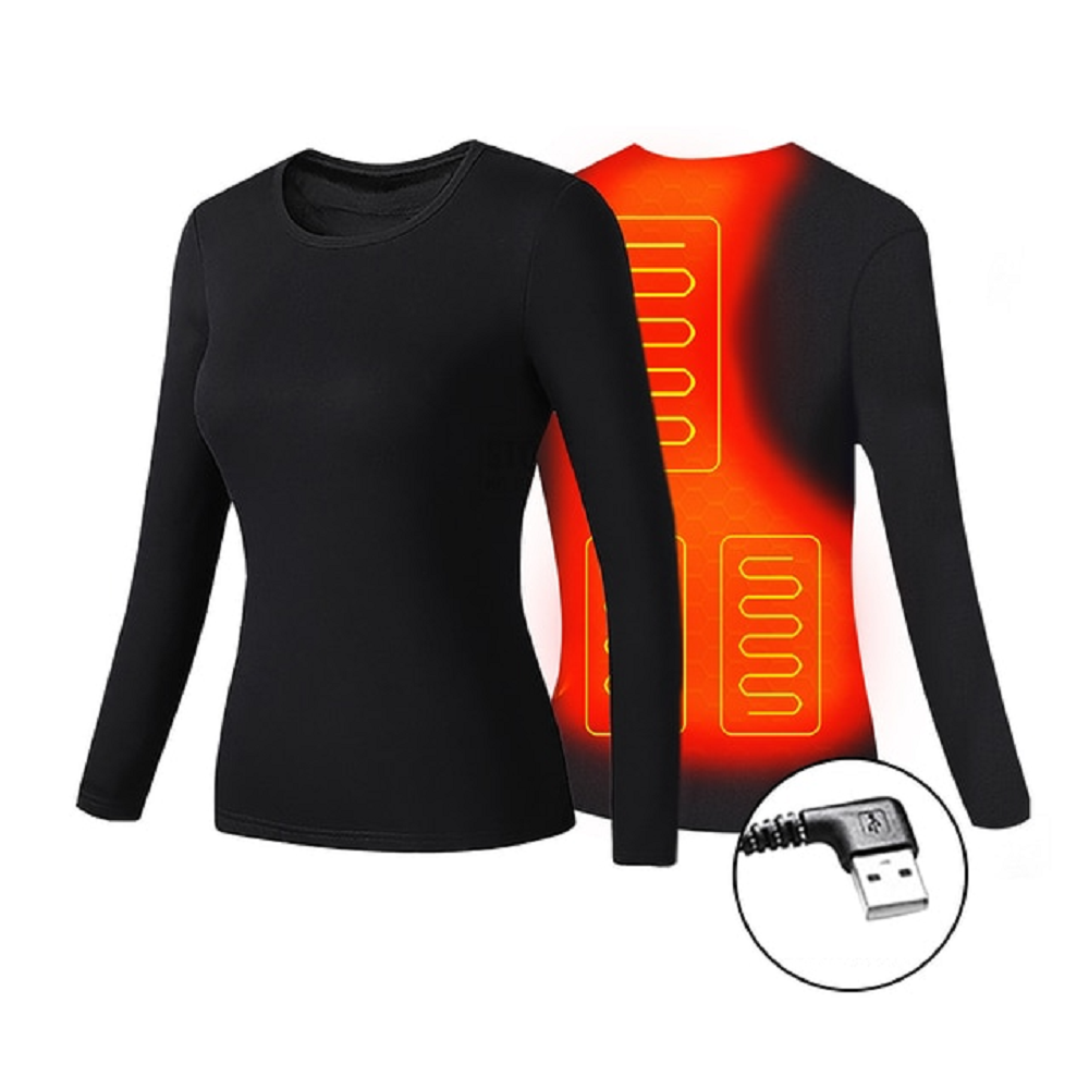 Men's USB-Powered Heated Long Johns Thermal Layer Set