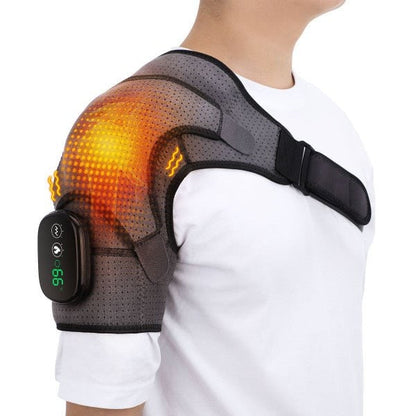 Rechargeable Heating Wrap with Vibration for Shoulder Relief