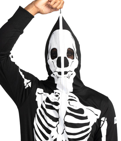 Full-Body Spooky Skeleton Suit – Creepy Halloween Outfit