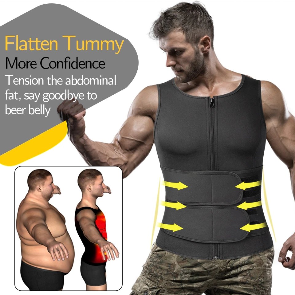 Compression Fit Workout Vest for Men – Sweat-Enhancing Design