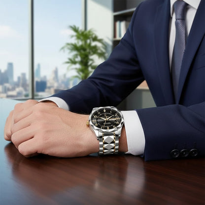 Elegant Men's Analog Sport Watch with Day Date Feature